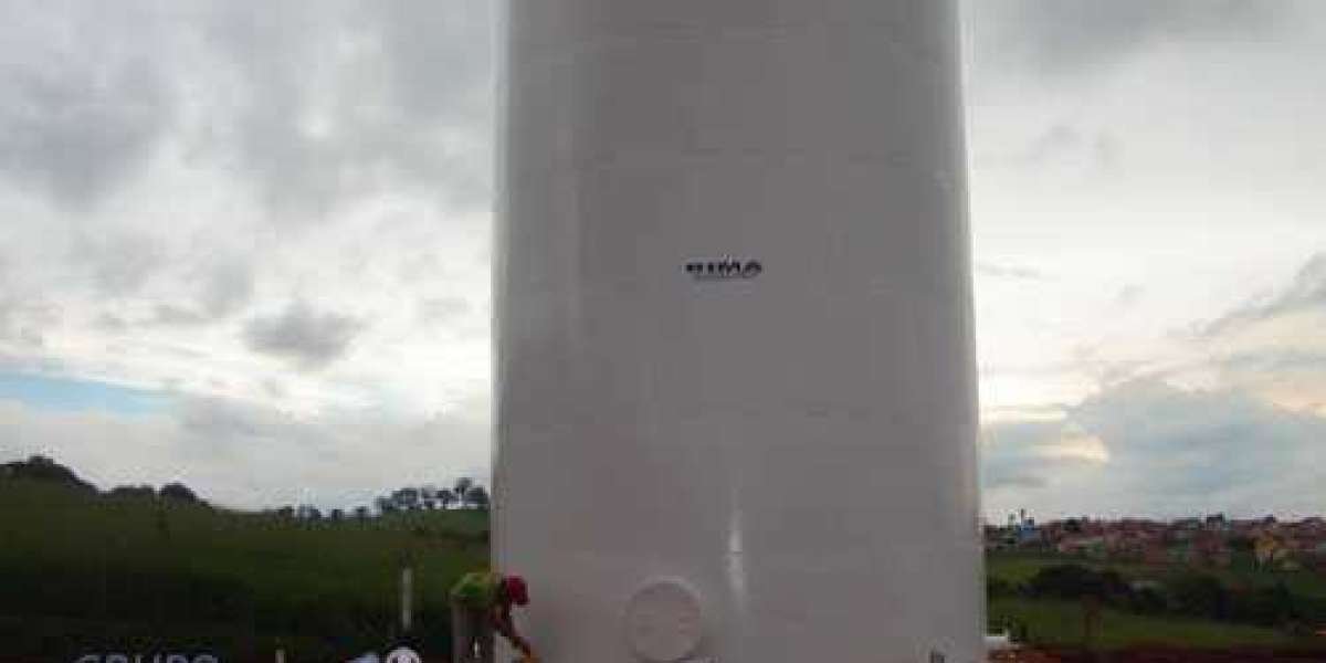 Norwesco Vertical Water Storage Tank Black 5000 Gallon